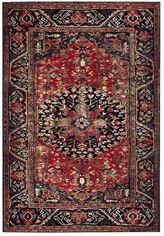 image:imageSAFAVIEH Vintage Hamadan Collection Area Rug 8 x 10 Red amp Multi Oriental Traditional Persian Design NonShedding amp Easy Care Ideal for High Traffic Areas in Living Room Bedroom VTH215ARedMulti