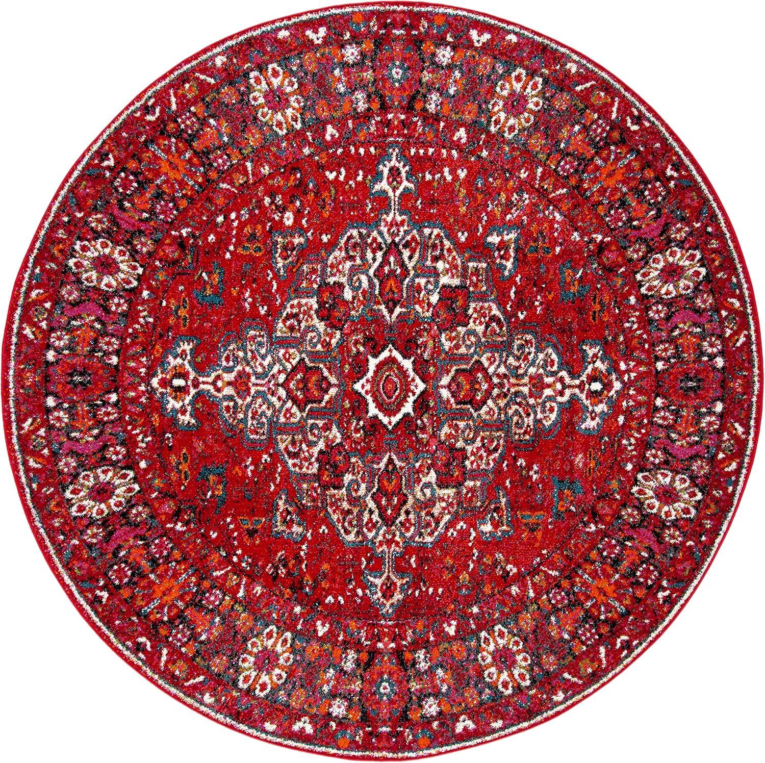 image:imageSAFAVIEH Vintage Hamadan Collection Area Rug 8 x 10 Red amp Multi Oriental Traditional Persian Design NonShedding amp Easy Care Ideal for High Traffic Areas in Living Room Bedroom VTH222ARedMulti