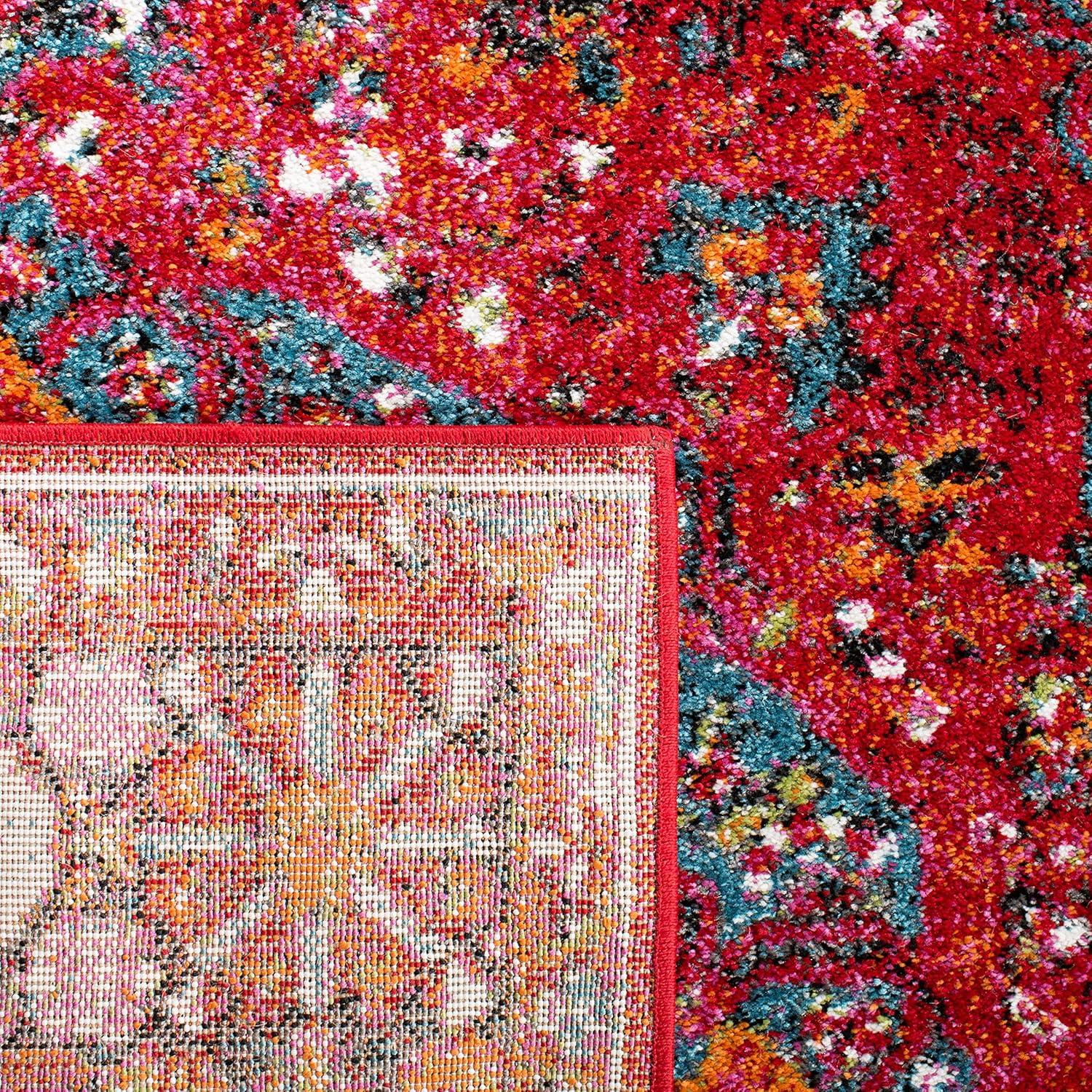 image:imageSAFAVIEH Vintage Hamadan Collection Area Rug 8 x 10 Red amp Multi Oriental Traditional Persian Design NonShedding amp Easy Care Ideal for High Traffic Areas in Living Room Bedroom VTH222ARedMulti