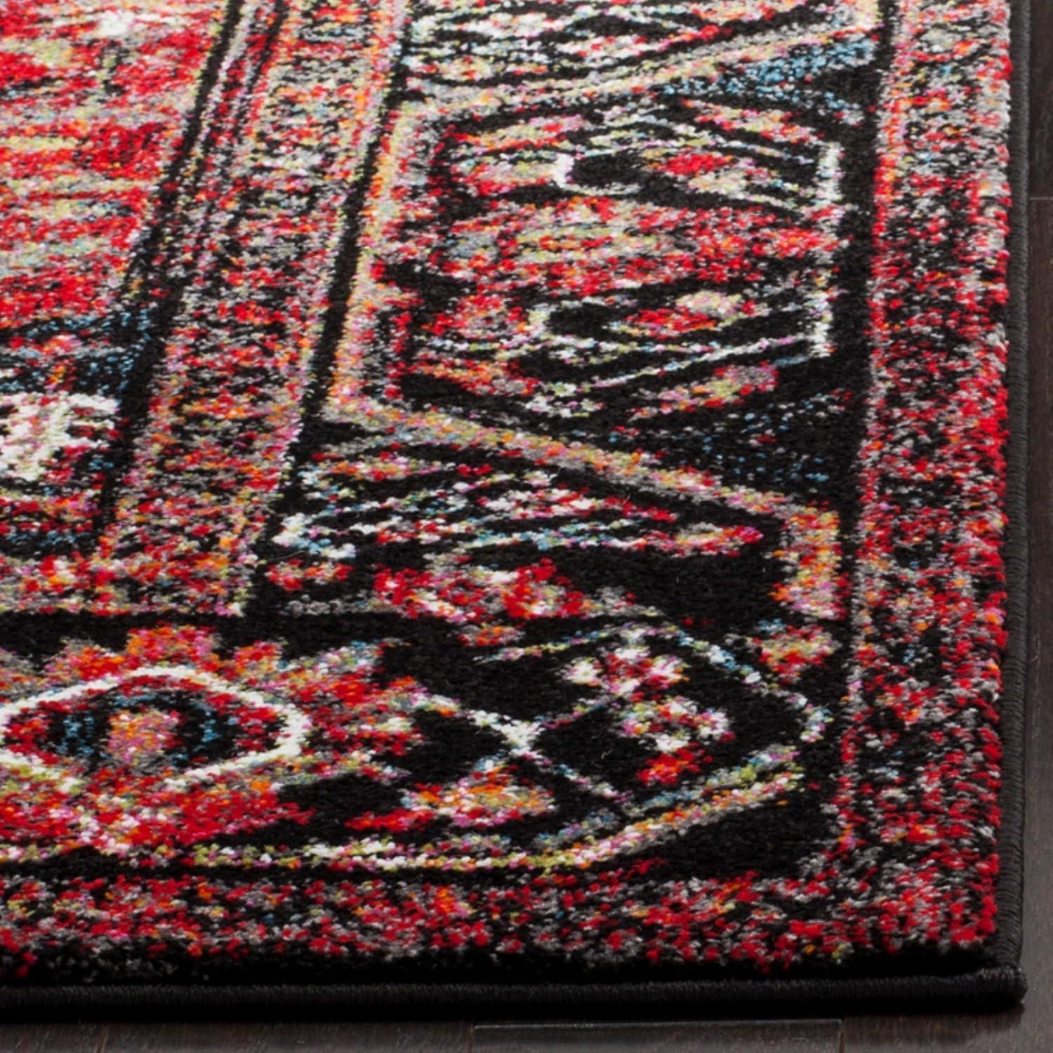 image:imageSAFAVIEH Vintage Hamadan Collection Area Rug 8 x 10 Red amp Multi Oriental Traditional Persian Design NonShedding amp Easy Care Ideal for High Traffic Areas in Living Room Bedroom VTH215ARedMulti