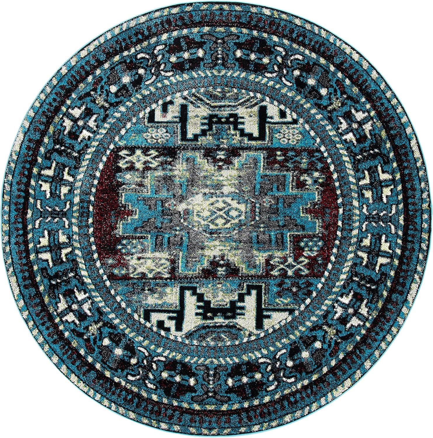 image:imageSAFAVIEH Vintage Hamadan Collection Area Rug 8 x 10 Red amp Multi Oriental Traditional Persian Design NonShedding amp Easy Care Ideal for High Traffic Areas in Living Room Bedroom VTH213ALight BlueBlack
