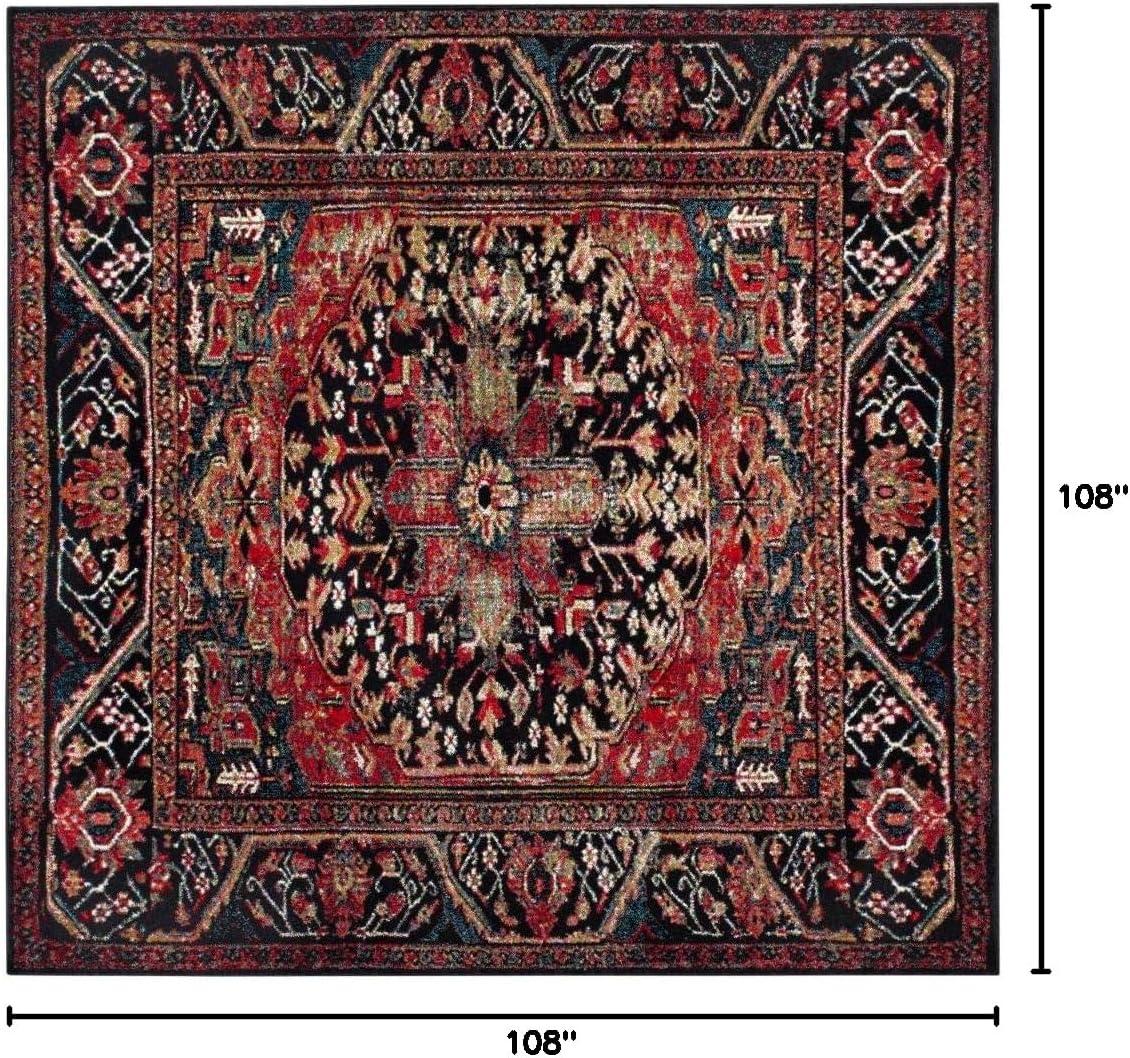 image:imageSAFAVIEH Vintage Hamadan Collection Area Rug 8 x 10 Red amp Multi Oriental Traditional Persian Design NonShedding amp Easy Care Ideal for High Traffic Areas in Living Room Bedroom VTH215ARedMulti