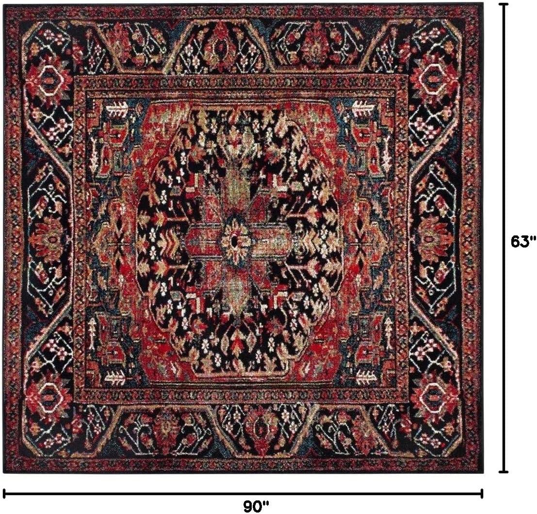 image:imageSAFAVIEH Vintage Hamadan Collection Area Rug 8 x 10 Red amp Multi Oriental Traditional Persian Design NonShedding amp Easy Care Ideal for High Traffic Areas in Living Room Bedroom VTH215ARedMulti