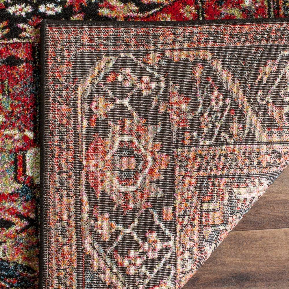 image:imageSAFAVIEH Vintage Hamadan Collection Area Rug 8 x 10 Red amp Multi Oriental Traditional Persian Design NonShedding amp Easy Care Ideal for High Traffic Areas in Living Room Bedroom VTH215ARedMulti