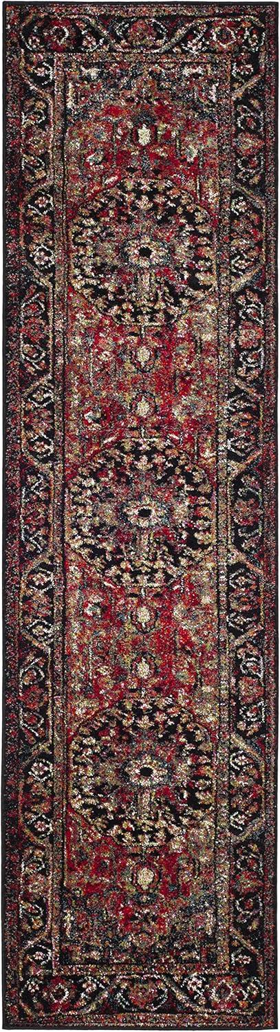 image:imageSAFAVIEH Vintage Hamadan Collection Area Rug 8 x 10 Red amp Multi Oriental Traditional Persian Design NonShedding amp Easy Care Ideal for High Traffic Areas in Living Room Bedroom VTH215ARedMulti