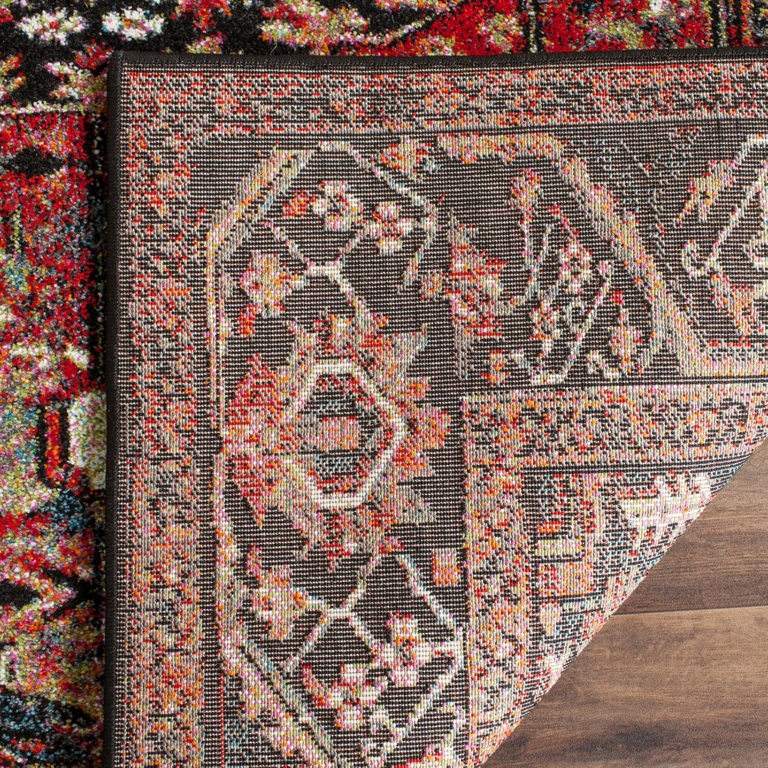 image:imageSAFAVIEH Vintage Hamadan Collection Area Rug 8 x 10 Red amp Multi Oriental Traditional Persian Design NonShedding amp Easy Care Ideal for High Traffic Areas in Living Room Bedroom VTH215ARedMulti