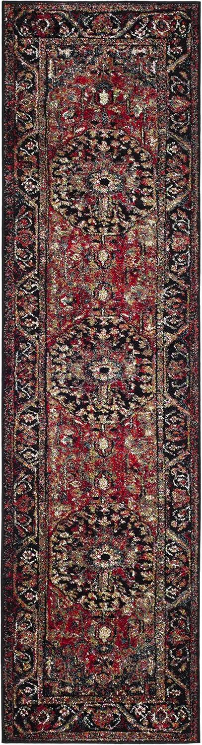 image:imageSAFAVIEH Vintage Hamadan Collection Area Rug 8 x 10 Red amp Multi Oriental Traditional Persian Design NonShedding amp Easy Care Ideal for High Traffic Areas in Living Room Bedroom VTH215ARedMulti