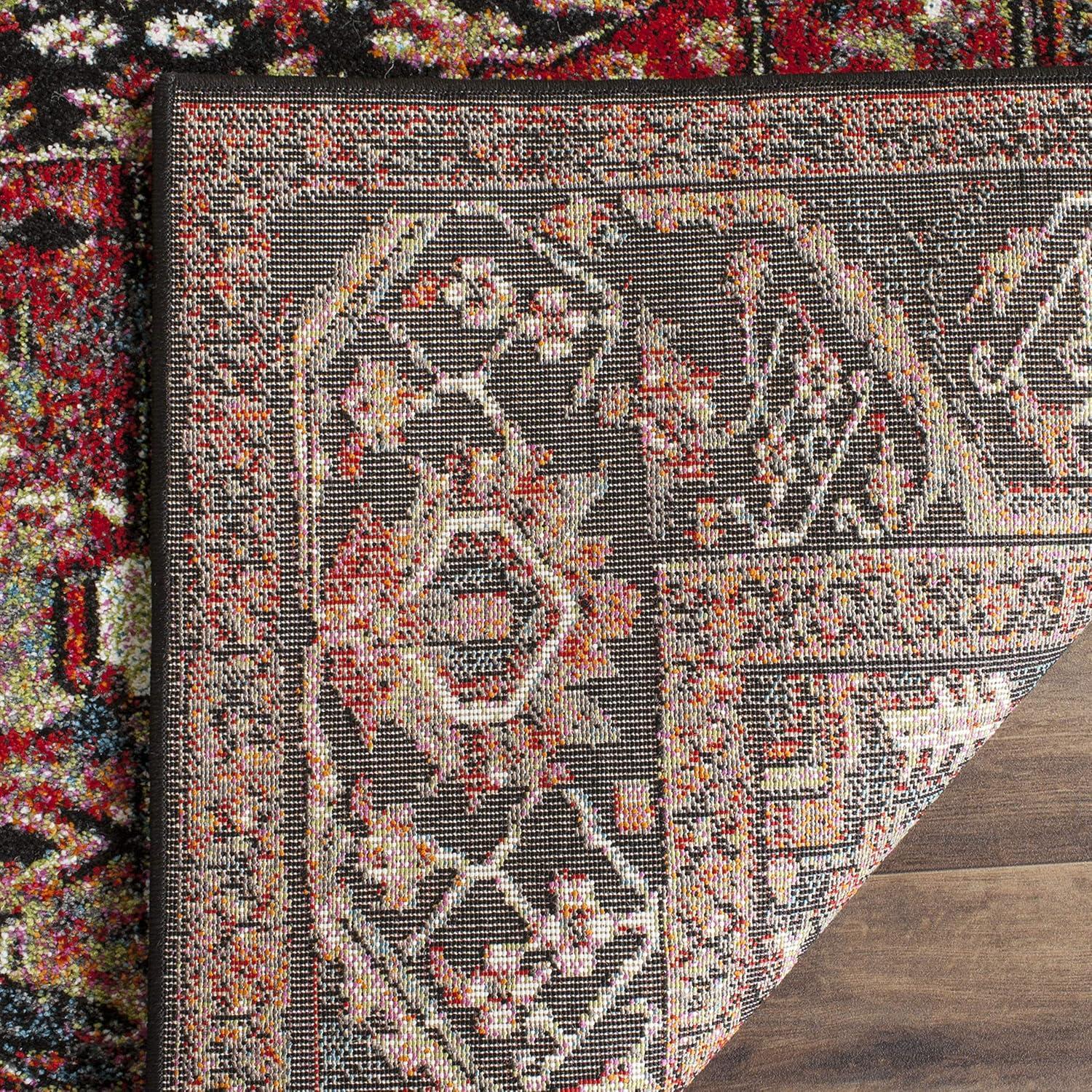 image:imageSAFAVIEH Vintage Hamadan Collection Area Rug 8 x 10 Red amp Multi Oriental Traditional Persian Design NonShedding amp Easy Care Ideal for High Traffic Areas in Living Room Bedroom VTH215ARedMulti
