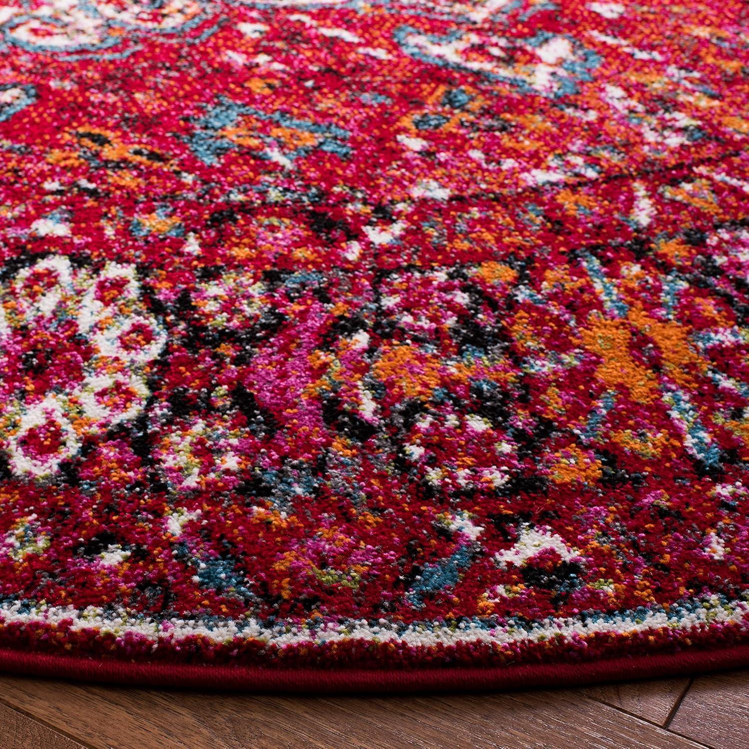 image:imageSAFAVIEH Vintage Hamadan Collection Area Rug 8 x 10 Red amp Multi Oriental Traditional Persian Design NonShedding amp Easy Care Ideal for High Traffic Areas in Living Room Bedroom VTH222ARedMulti