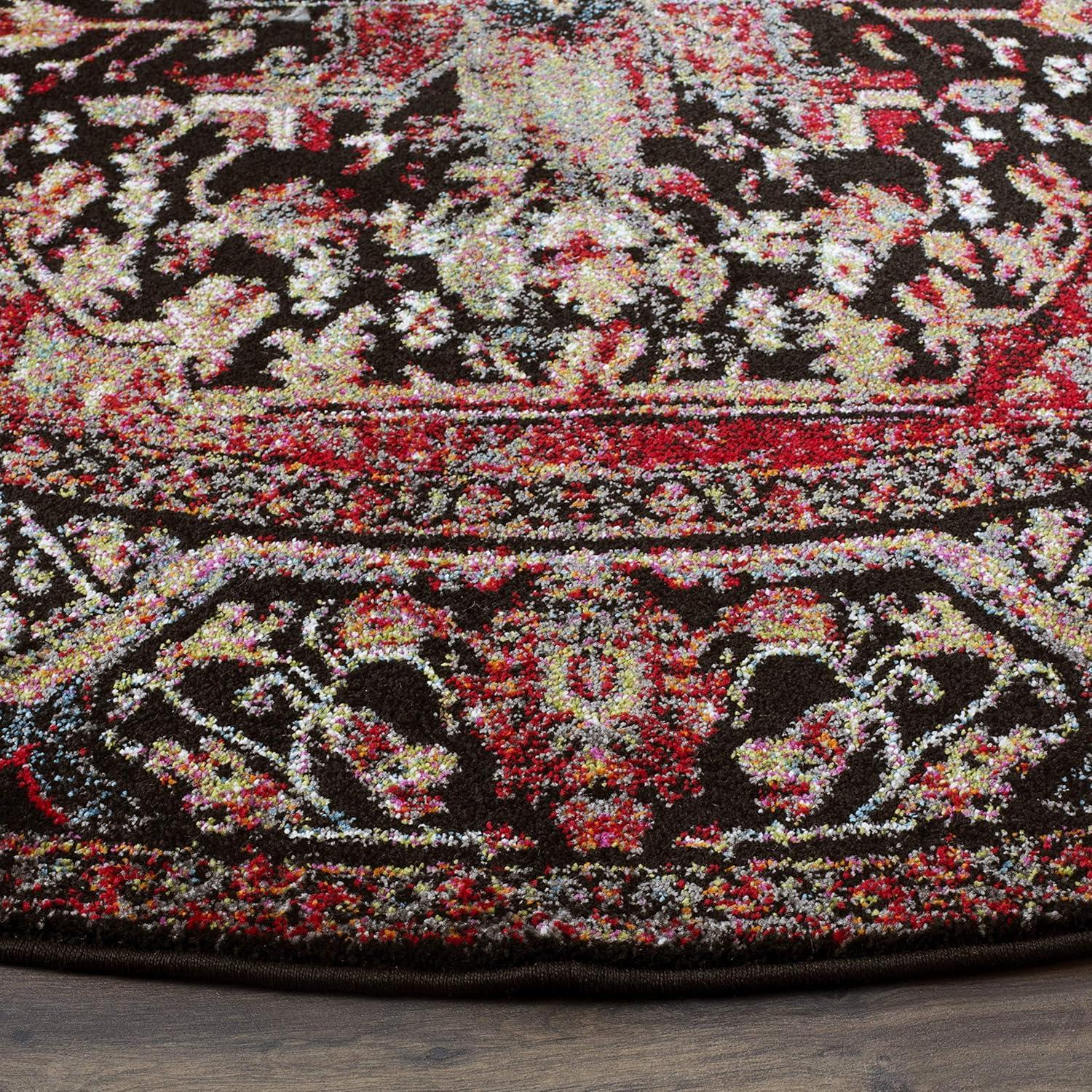 image:imageSAFAVIEH Vintage Hamadan Collection Area Rug 8 x 10 Red amp Multi Oriental Traditional Persian Design NonShedding amp Easy Care Ideal for High Traffic Areas in Living Room Bedroom VTH215ARedMulti