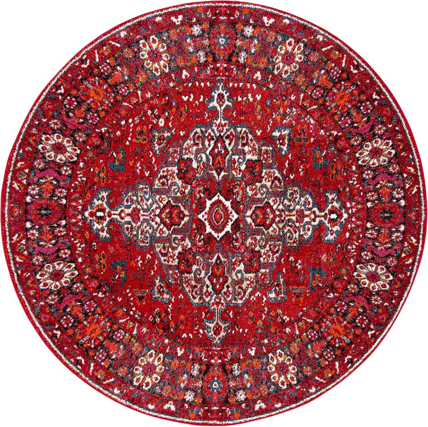 image:imageSAFAVIEH Vintage Hamadan Collection Area Rug 8 x 10 Red amp Multi Oriental Traditional Persian Design NonShedding amp Easy Care Ideal for High Traffic Areas in Living Room Bedroom VTH222ARedMulti