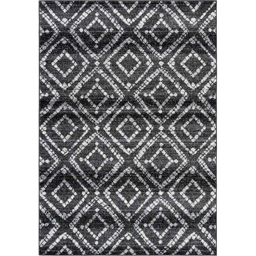 image:imageSAFAVIEH Area Rug 8x10 Adirondack Collection Large Ivory amp Light Blue Geometric Trellis Pattern NonShedding amp Easy Cleaning Ideal for Living Room Bedroom Office Dining Space ADR131TBlackIvory