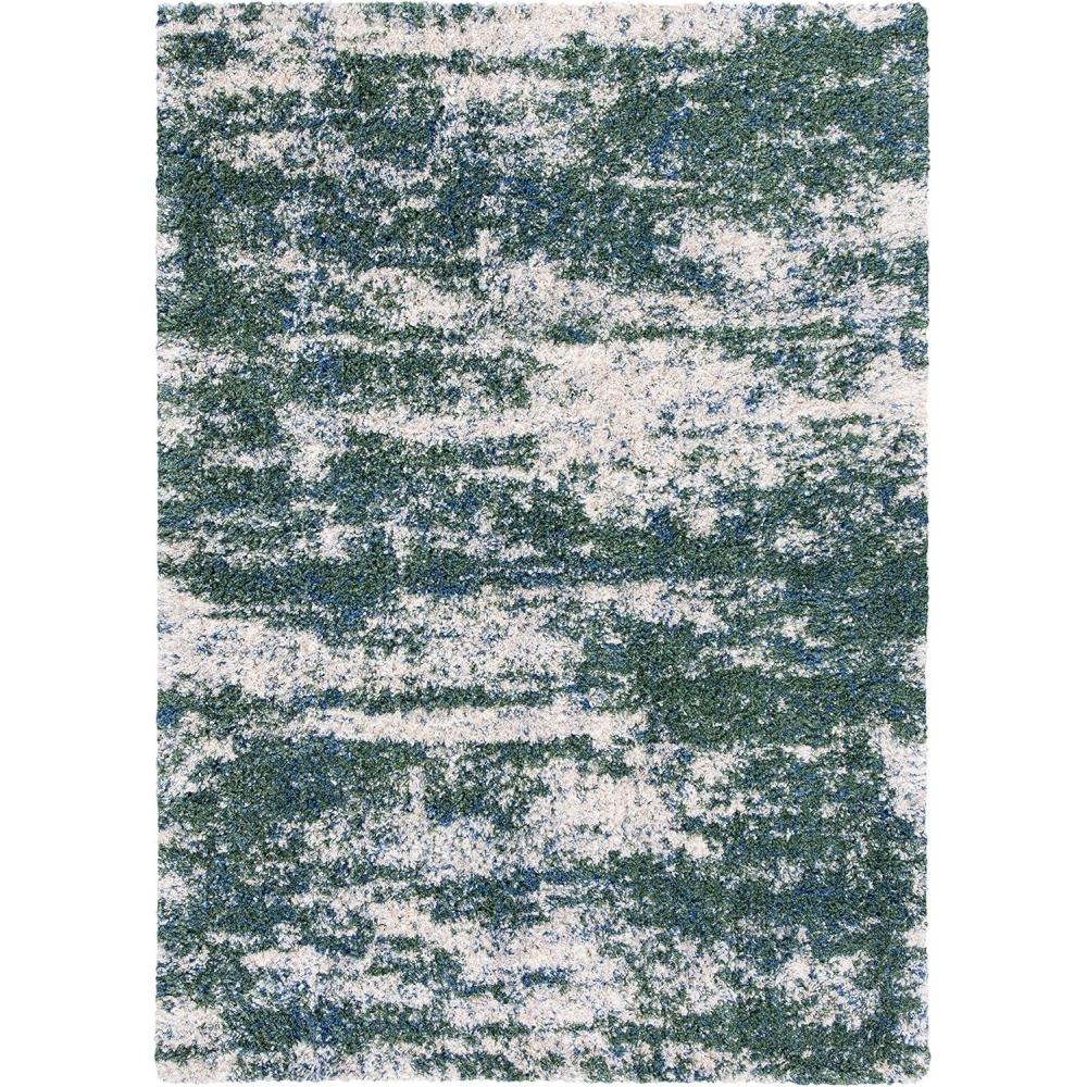 image:imageSAFAVIEH Area Rug 8x10 Berber Shag Collection Large Grey Blue amp Cream NonShedding amp Easy to Clean Ideal for Living Room Bedroom Dining Space BER219GGreenBeige