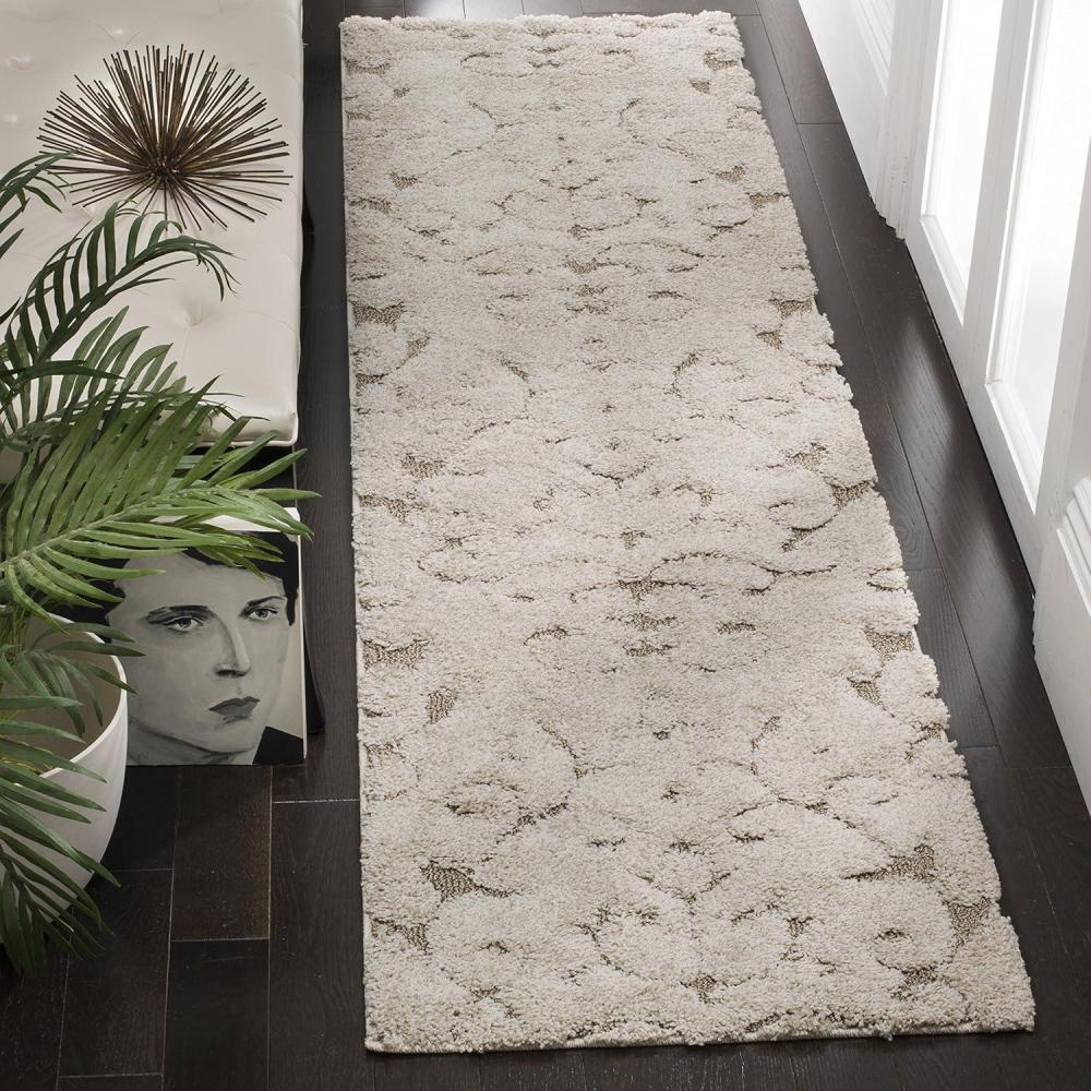 image:imageSAFAVIEH Area Rug 8x10 Florida Shag Collection Large Cream amp Beige Scroll Design NonShedding amp Easy Cleaning Plush Thick Pile Ideal for Living Room Bedroom Dining Space SG4701113CreamBeige