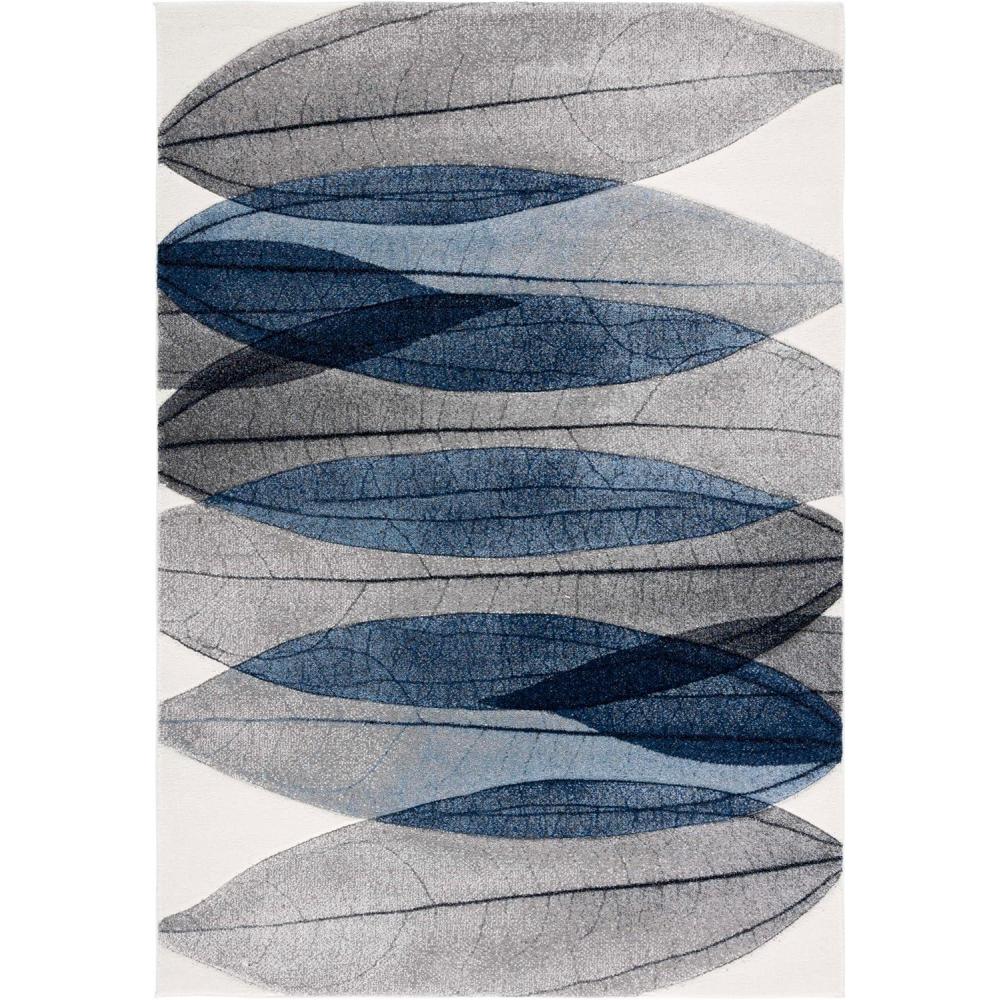 image:imageSAFAVIEH Area Rug 8x10 Hollywood Collection Large Ivory amp Blue MidCentury Modern Design NonShedding amp Easy Cleaning Ideal for Living Room Bedroom Office Dining Space HLW703AIvoryBlue