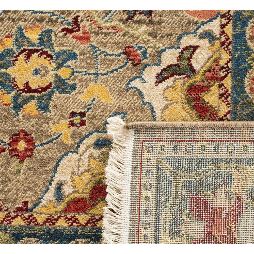 image:imageSAFAVIEH Area Rug 8x10  Kashan Collection  Large  Ivory amp Taupe Traditional Oriental Design NonShedding amp Easy Cleaning Ideal for Living Room Bedroom Office Dining Space KSN307ATaupeBlue
