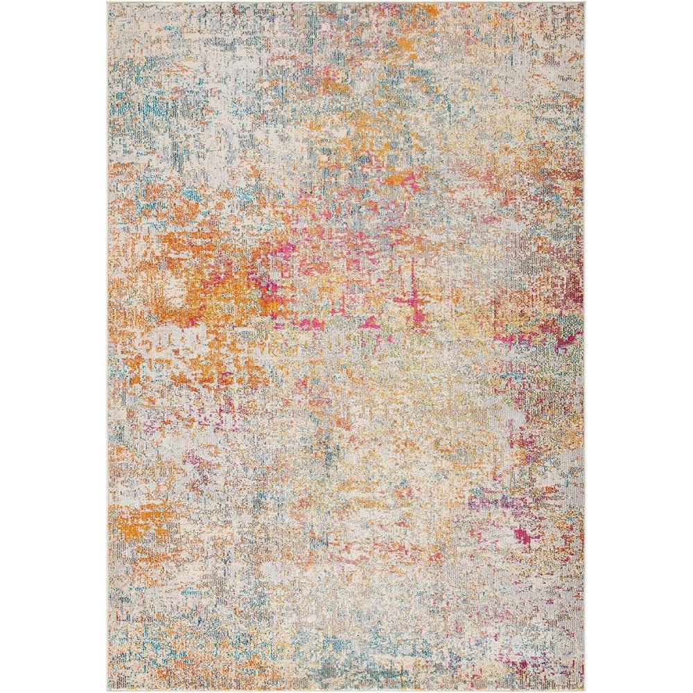 image:imageSAFAVIEH Area Rug 8x10 Madison Collection Large Grey amp Pink Modern Abstract Design NonShedding amp Easy Cleaning Ideal for Living Room Bedroom Office Dining Space MAD460AGreyTurquoise