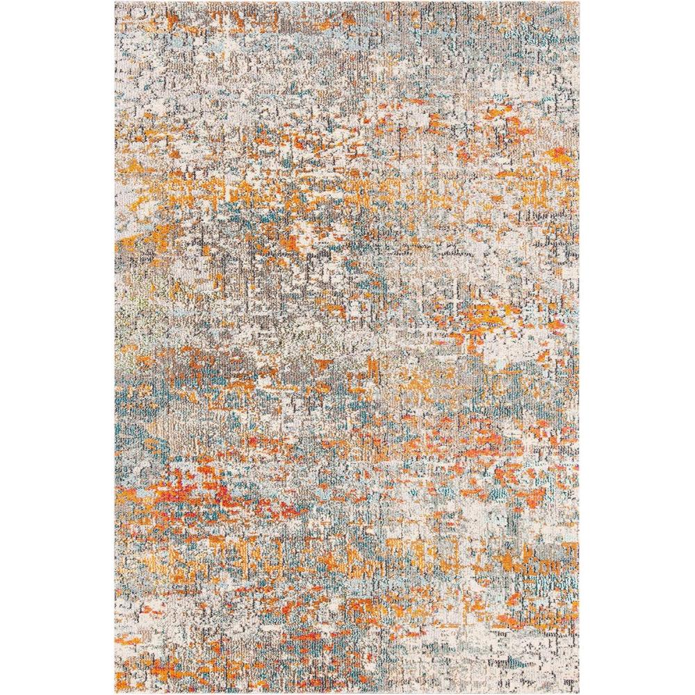 image:imageSAFAVIEH Area Rug 8x10 Madison Collection Large Grey amp Pink Modern Abstract Design NonShedding amp Easy Cleaning Ideal for Living Room Bedroom Office Dining Space MAD460AGreyOrange