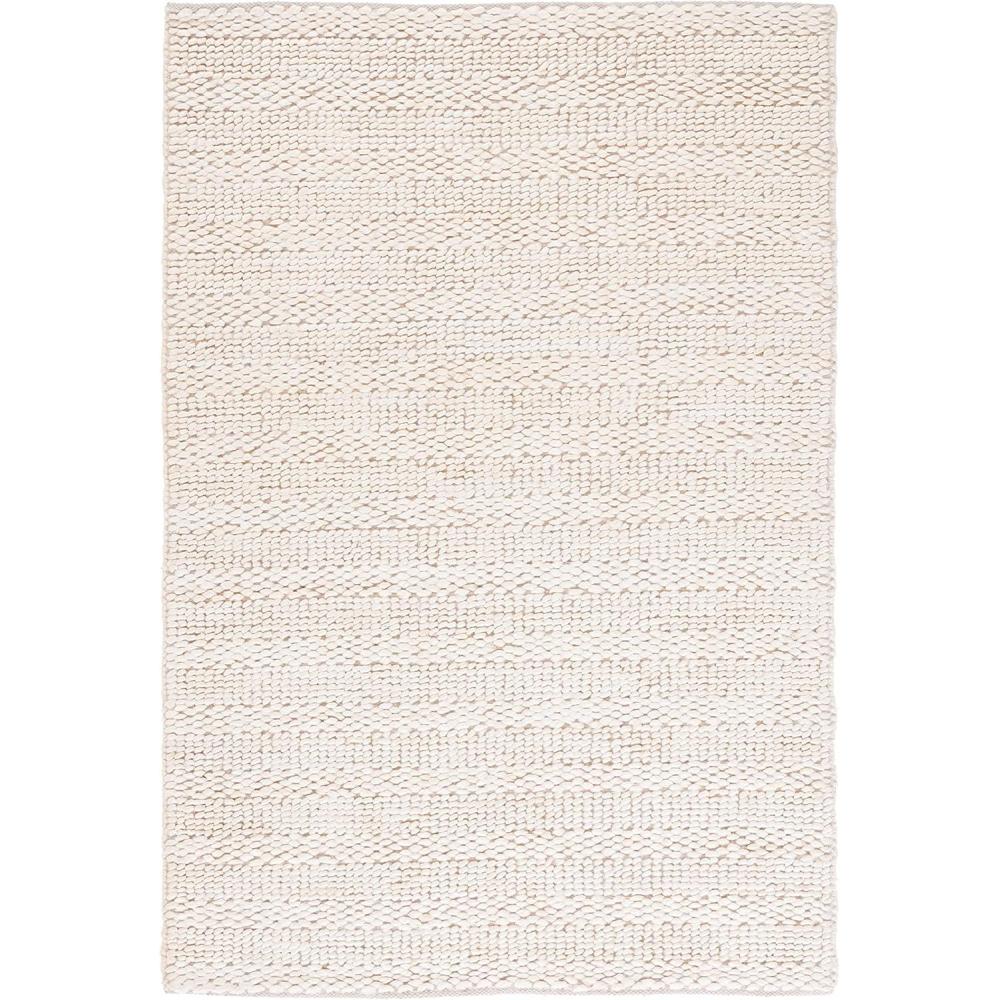image:imageSAFAVIEH Area Rug 8x10 Natural Fiber Collection Large Bleach Handmade Jute Braided Woven Design Ideal for Living Room Bedroom NF212DBleach
