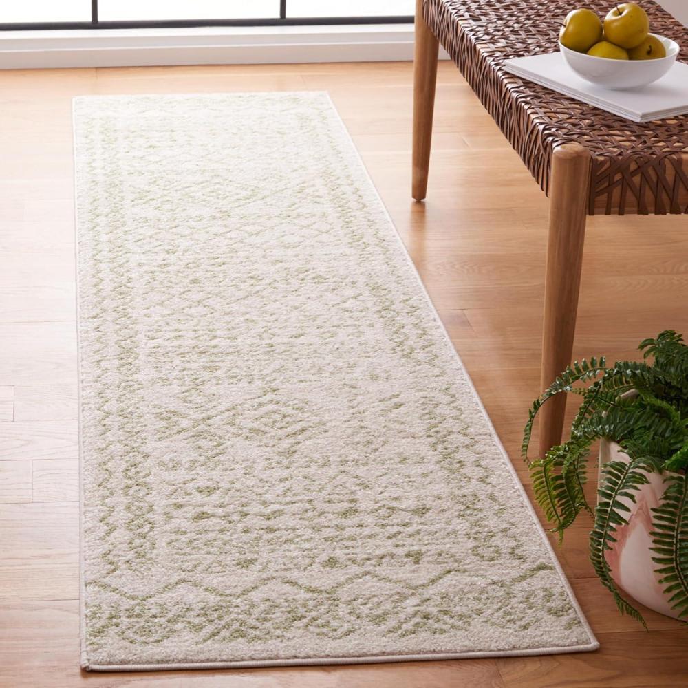 image:imageSAFAVIEH Area Rug 8x10 Tulum Collection Large Ivory amp Black Moroccan Boho Distressed Design NonShedding amp Easy to Clean Ideal for Living Room Bedroom Dining Space TUL268DIvorySage