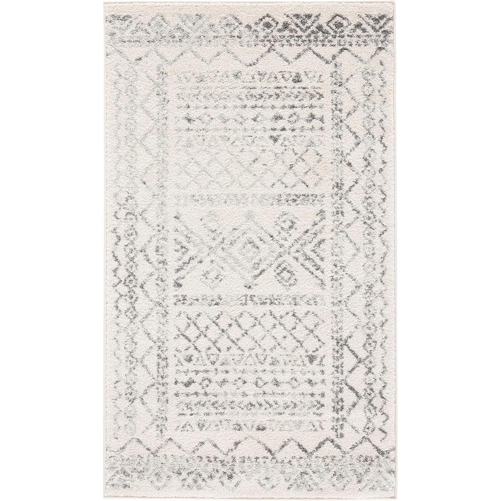 image:imageSAFAVIEH Area Rug 8x10 Tulum Collection Large Ivory amp Black Moroccan Boho Distressed Design NonShedding amp Easy to Clean Ideal for Living Room Bedroom Dining Space TUL268DIvoryGrey