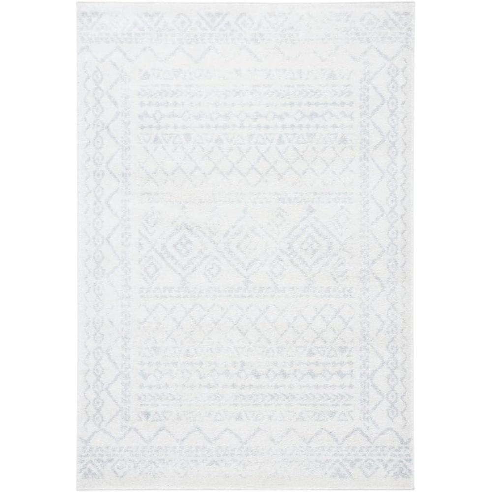 image:imageSAFAVIEH Area Rug 8x10 Tulum Collection Large Ivory amp Black Moroccan Boho Distressed Design NonShedding amp Easy to Clean Ideal for Living Room Bedroom Dining Space TUL268DIvoryLight Grey