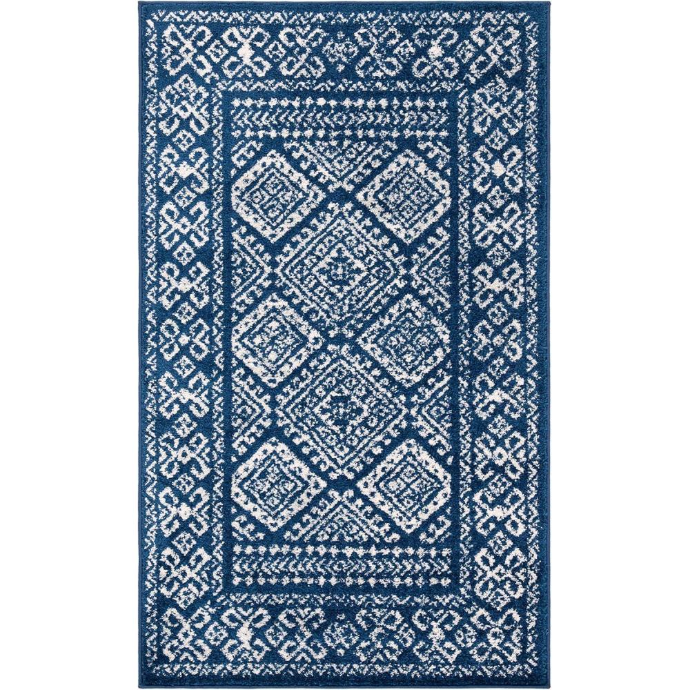 image:imageSAFAVIEH Area Rug 8x10 Tulum Collection Large Ivory amp Grey Moroccan Boho Distressed Design NonShedding amp Easy to Clean Ideal for Living Room Bedroom Dining Space TUL264ANavyIvory