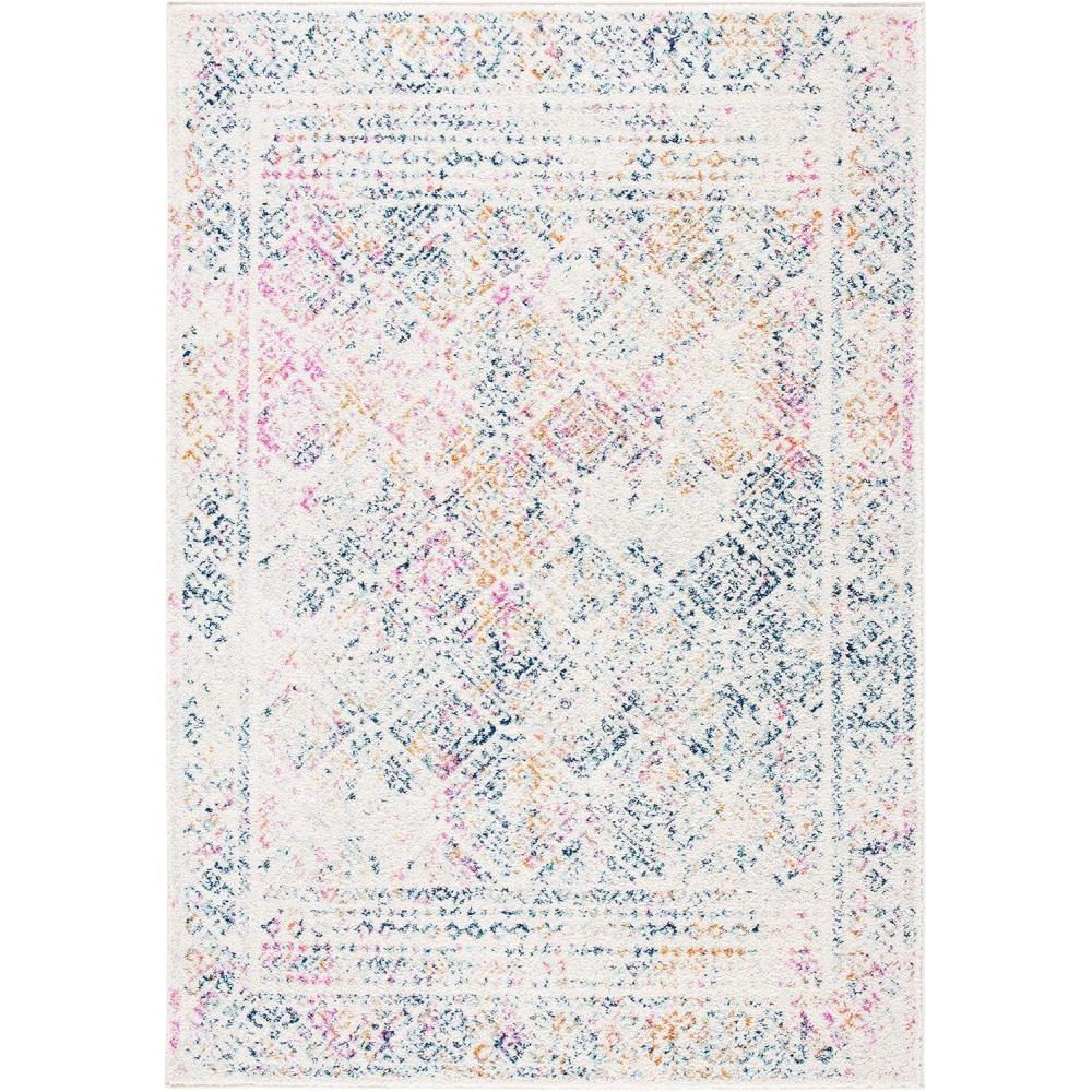 image:imageSAFAVIEH Area Rug 8x10 Tulum Collection Large Ivory amp Grey Moroccan Boho Distressed Design NonShedding amp Easy to Clean Ideal for Living Room Bedroom Dining Space TUL264AIvoryDark Blue