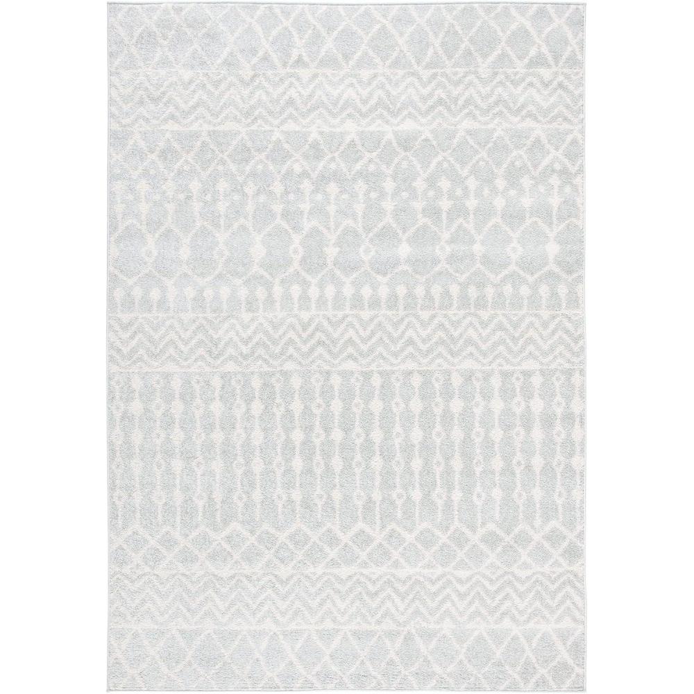 image:imageSAFAVIEH Area Rug 8x10  Tulum Collection  Large  Navy amp Ivory Moroccan Boho Distressed Design NonShedding amp Easy to Clean Ideal for Living Room Bedroom Dining Space TUL270NLight GreyIvory