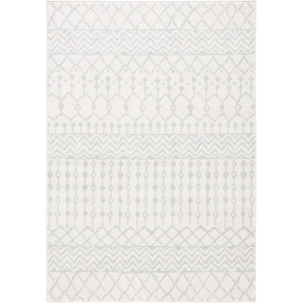 image:imageSAFAVIEH Area Rug 8x10 Tulum Collection Large Navy amp Ivory Moroccan Boho Distressed Design NonShedding amp Easy to Clean Ideal for Living Room Bedroom Dining Space TUL270NIvoryLight Grey