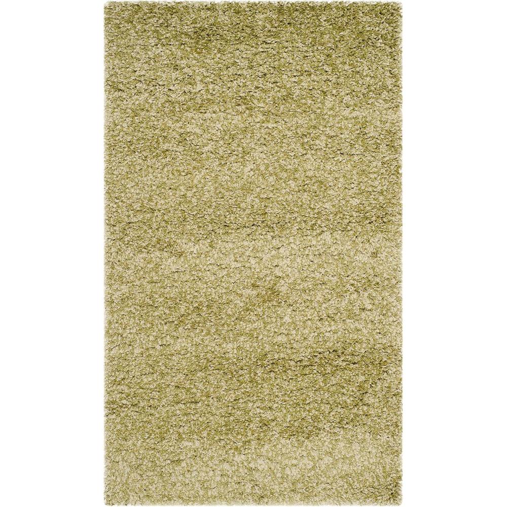 image:imageSAFAVIEH California Shag Collection Area Rug 53 x 76 Beige NonShedding amp Easy to Clean Ultra Plush Thick Pile Ideal for Living Room Bedroom Dining Space SG1511313Green