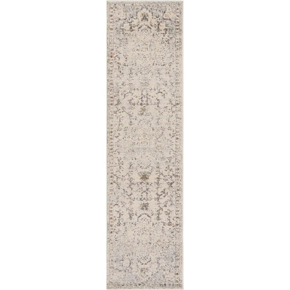 image:imageSAFAVIEH Madison Collection Area Rug 67 Square Cream amp Blue Boho Chic Distressed Medallion Design NonShedding amp Easy to Clean Ideal for Living Room Bedroom Dining Space MAD473BIvoryGrey Gold