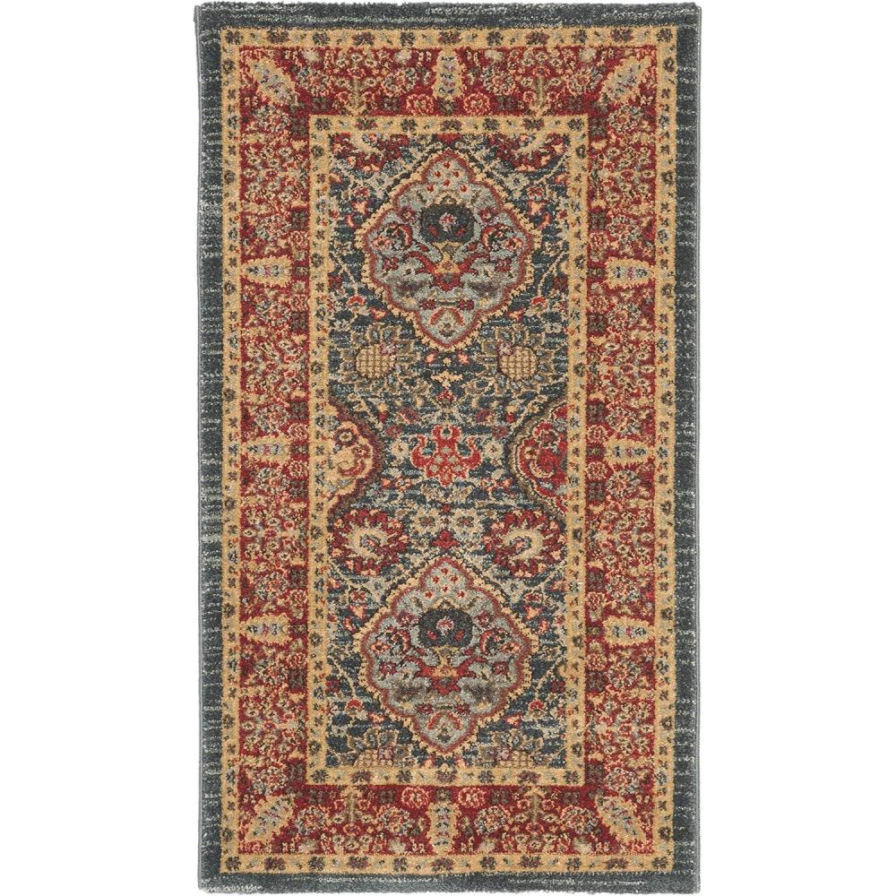 image:imageSAFAVIEH Mahal Collection Area Rug  8 x 11 Navy amp Red Traditional Oriental Design NonShedding amp Easy Care Ideal for High Traffic Areas in Living Room Bedroom MAH655CNavyRed