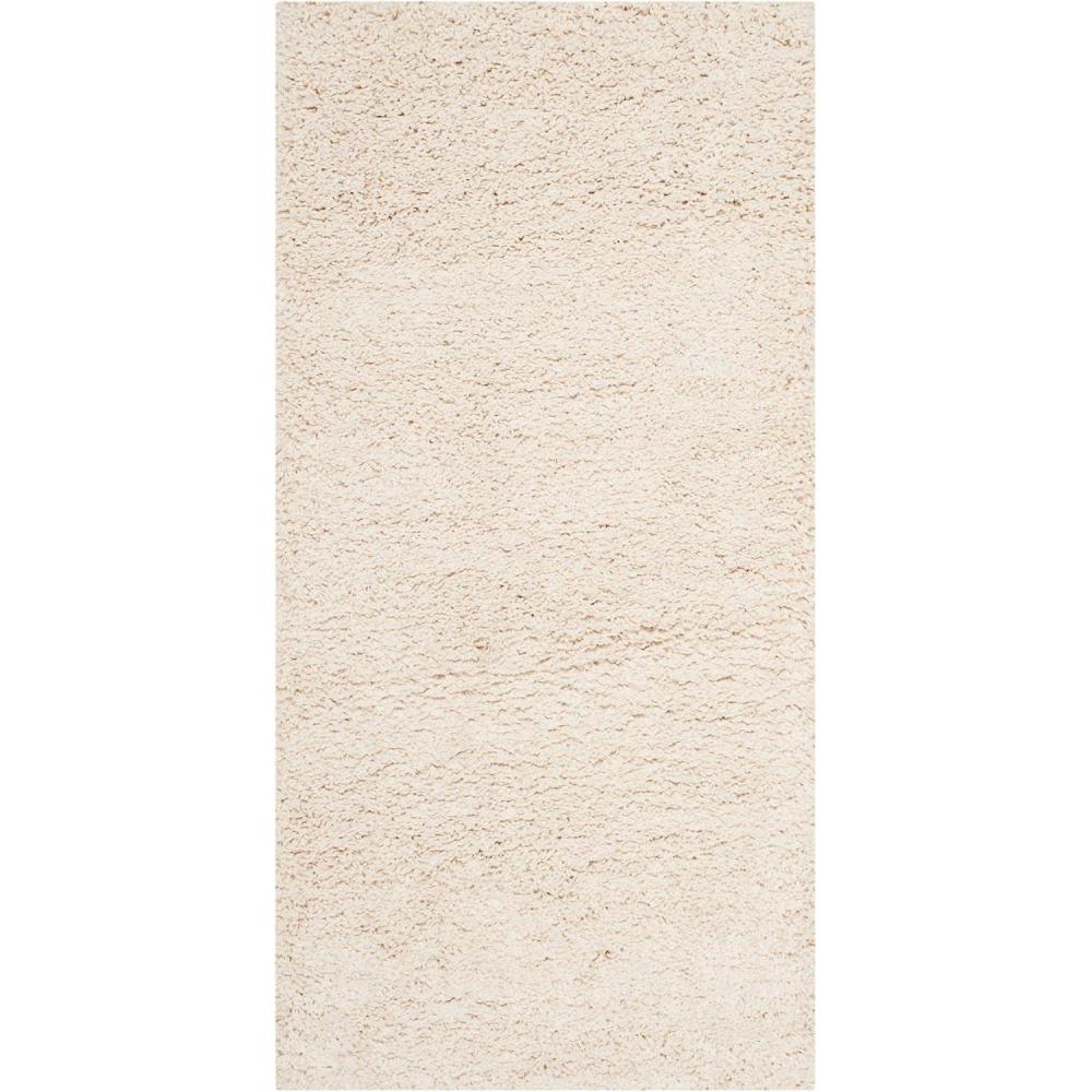 image:imageSAFAVIEH Milan Shag Collection Area Rug 51 x 8 Aqua Blue Solid Design NonShedding amp Easy to Clean Plush Thick Pile Ideal for Living Room Bedroom SG1806060Ivory