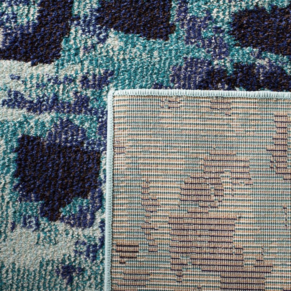 image:imageSAFAVIEH Monaco Collection Area Rug  8 x 10 Pink amp Multi Boho Chic Abstract Watercolor Design NonShedding amp Easy Care Ideal for High Traffic Areas in Living Room Bedroom MNC225DLight BlueMulti