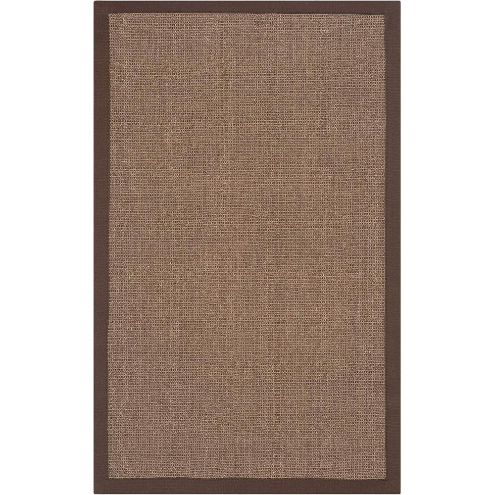 image:imageSAFAVIEH Natural Fiber Collection Area Rug  5 x 8 Marble amp Grey Border Sisal Design Easy Care Ideal for High Traffic Areas in Living Room Bedroom NF441BBrown