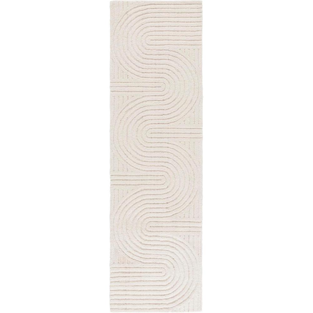 image:imageSAFAVIEH South Hampton Collection 8 x 10 Beige SHA301B Handmade Abstract Wool Area RugIvory
