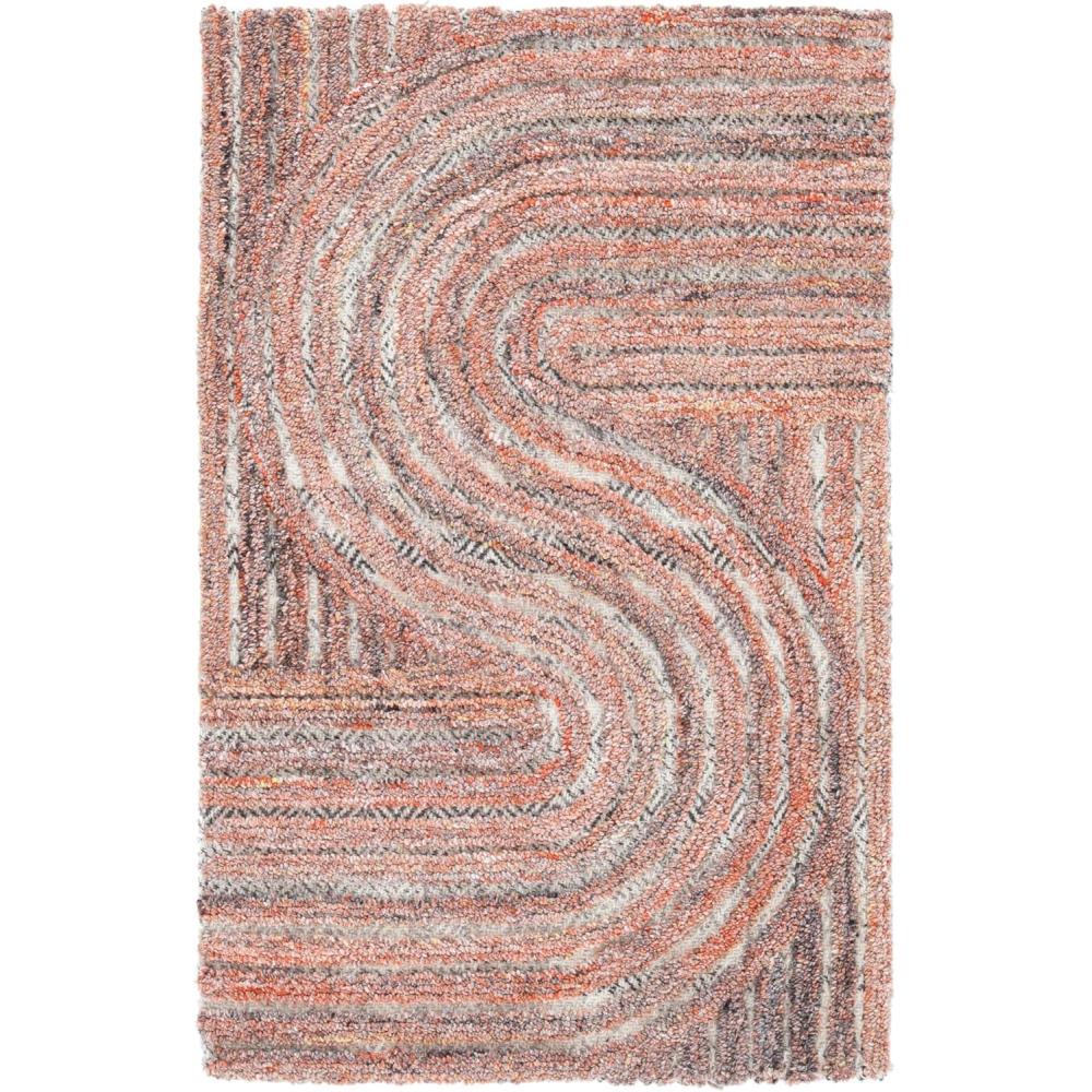 image:imageSAFAVIEH South Hampton Collection 8 x 10 Beige SHA301B Handmade Abstract Wool Area RugRust