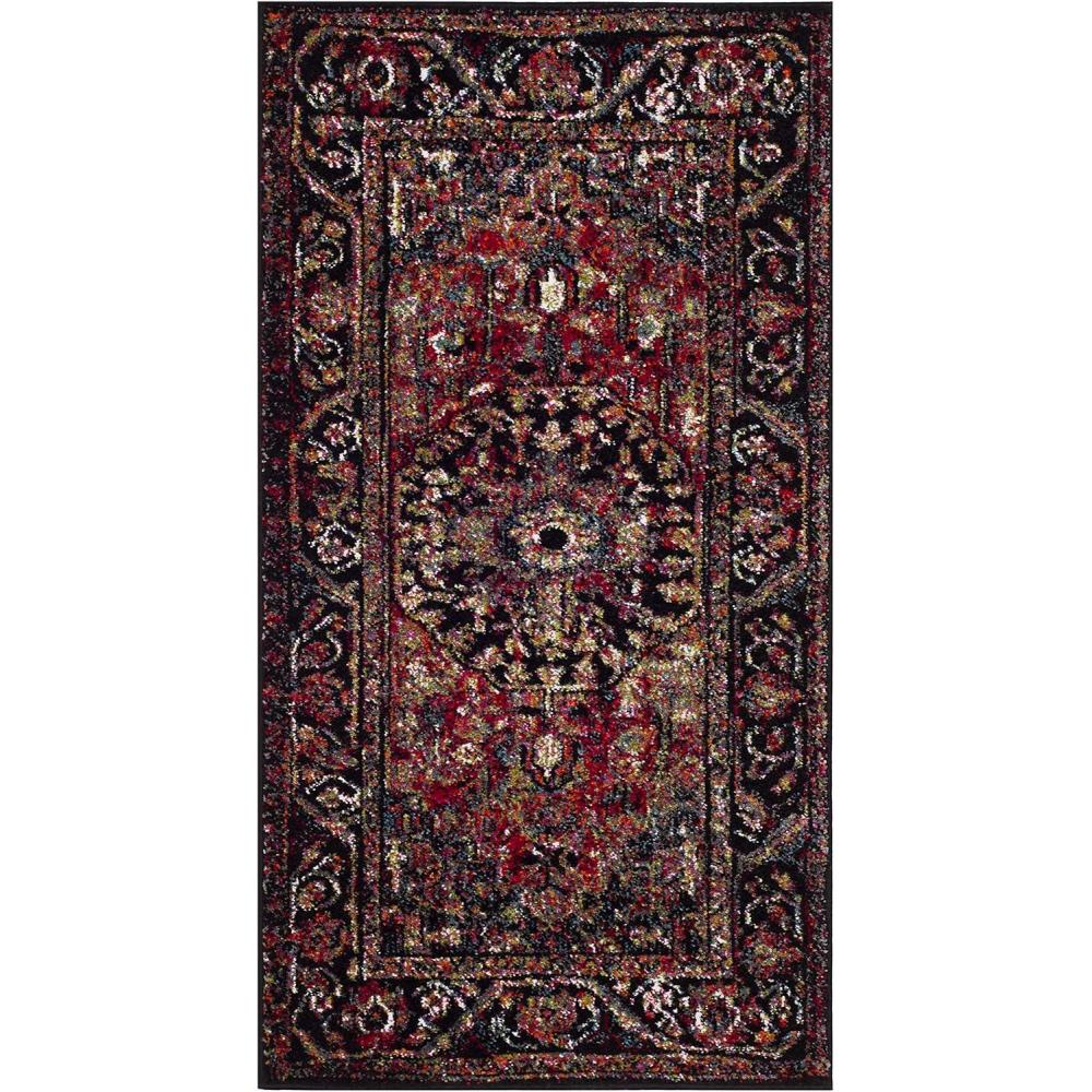 image:imageSAFAVIEH Vintage Hamadan Collection Area Rug  8 x 10 Red amp Multi Oriental Traditional Persian Design NonShedding amp Easy Care Ideal for High Traffic Areas in Living Room Bedroom VTH215ARedMulti