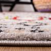 SAFAVIEH Amsterdam Collection Area Rug – 8′ x 10′, Ivory & Multi, Moroccan Boho Design, Non-Shedding & Easy Care, Ideal for High Traffic Areas in Living Room, Bedroom (AMS108K)(Light Grey/Multi)