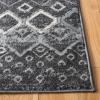 SAFAVIEH Amsterdam Collection Area Rug – 8′ x 10′, Ivory & Multi, Moroccan Boho Design, Non-Shedding & Easy Care, Ideal for High Traffic Areas in Living Room, Bedroom (AMS108K)(Dark Grey/Light Grey)