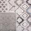 SAFAVIEH Amsterdam Collection Area Rug – 8′ x 10′, Ivory & Multi, Moroccan Boho Design, Non-Shedding & Easy Care, Ideal for High Traffic Areas in Living Room, Bedroom (AMS108K)(Light Grey/Brown)