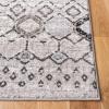 SAFAVIEH Amsterdam Collection Area Rug – 8′ x 10′, Ivory & Multi, Moroccan Boho Design, Non-Shedding & Easy Care, Ideal for High Traffic Areas in Living Room, Bedroom (AMS108K)(Light Grey/Brown)
