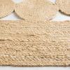SAFAVIEH Area Rug 5′ Round – Natural Fiber Collection – Ivory, Handmade Jute, Boho Farmhouse Braided Design (NF364B)(Ivory)