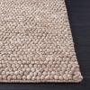SAFAVIEH Area Rug 5×8 – Natura Collection – Ivory, Handmade Wool Blend, Textured Design, Ideal for Living Room, Bedroom, Dining Space (NAT620A)(Brown)