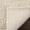 SAFAVIEH Area Rug 5×8 – Natura Collection – Ivory, Handmade Wool Blend, Textured Design, Ideal for Living Room, Bedroom, Dining Space (NAT620A)(Ivory)