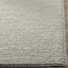SAFAVIEH Area Rug 5×8 – Natura Collection – Ivory, Handmade Wool Blend, Textured Design, Ideal for Living Room, Bedroom, Dining Space (NAT620A)(Silver)