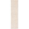 SAFAVIEH Area Rug 5×8 – Natural Fiber Collection – Natural Brown, Handmade Jute & Coir, Farmhouse Style, Chunky Textured Thick Pile (NF747A)(Bleach/Ivory)