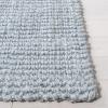 SAFAVIEH Area Rug 5×8 – Natural Fiber Collection – Natural Brown, Handmade Jute & Coir, Farmhouse Style, Chunky Textured Thick Pile (NF747A)(Light Grey)
