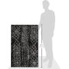 SAFAVIEH Area Rug 8×10 – Adirondack Collection – Large – Black & Silver, Moroccan Boho Design, Non-Shedding & Easy Cleaning, Ideal for Living Room, Bedroom, Office, Dining Space (ADR111C)(Black/Silver)
